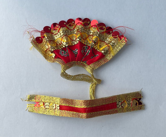 Maa Laxmi Murti Choli Dupatta Set (14, 10 cm)