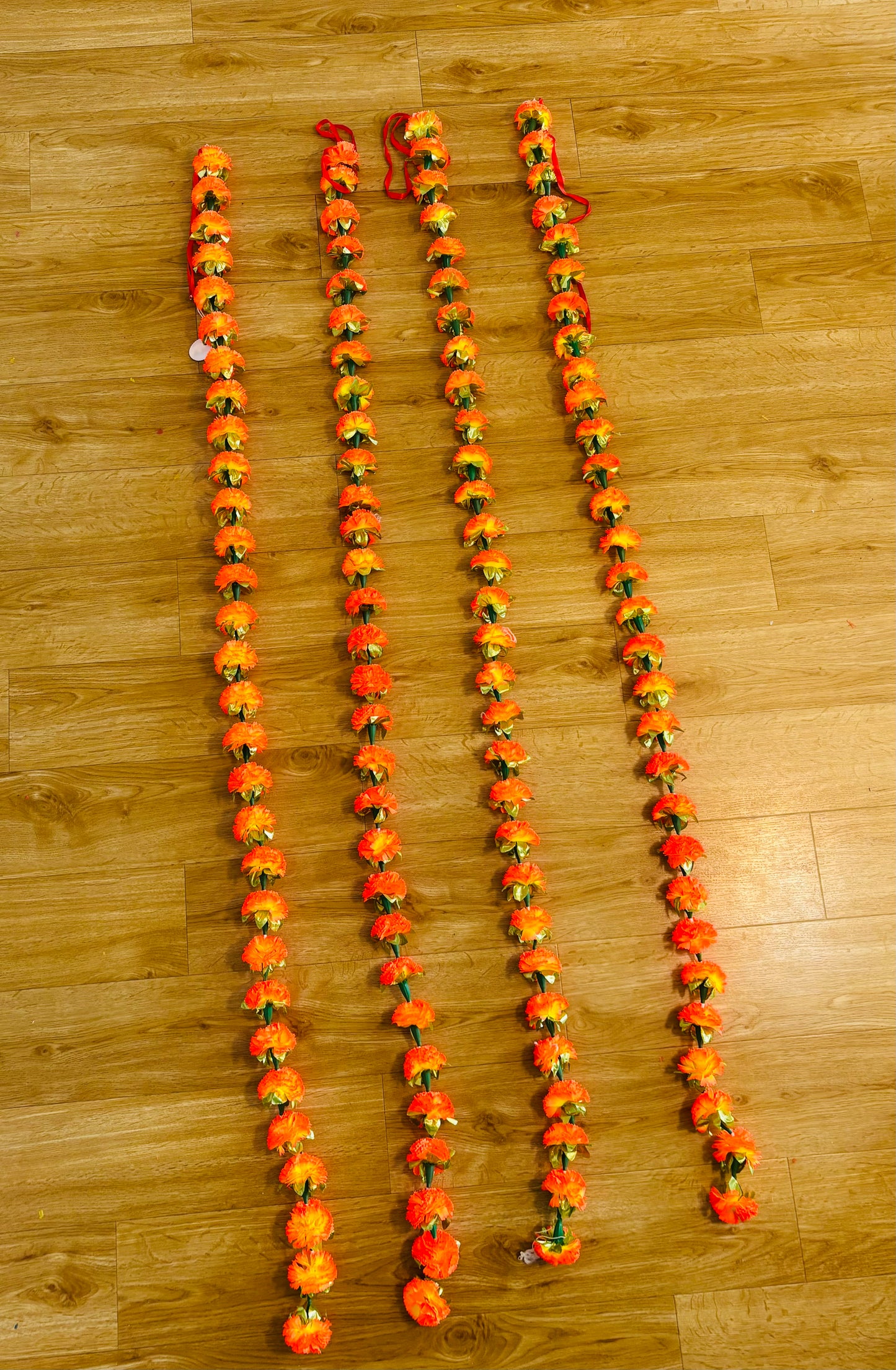 Orange Golden Flower Long Garland (6 feet) (1pc)