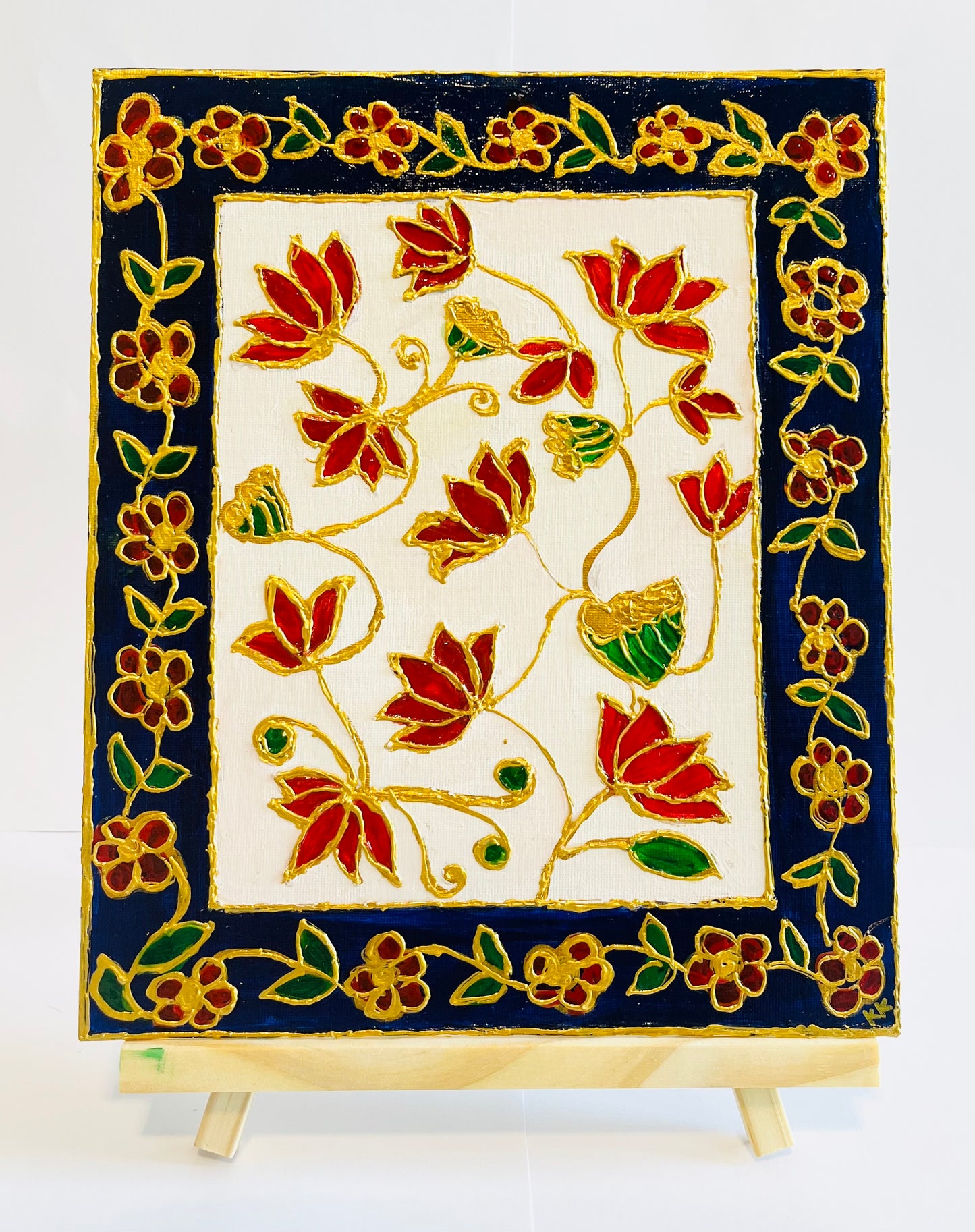 Meenakari Vibrant Painting 30x25 cm