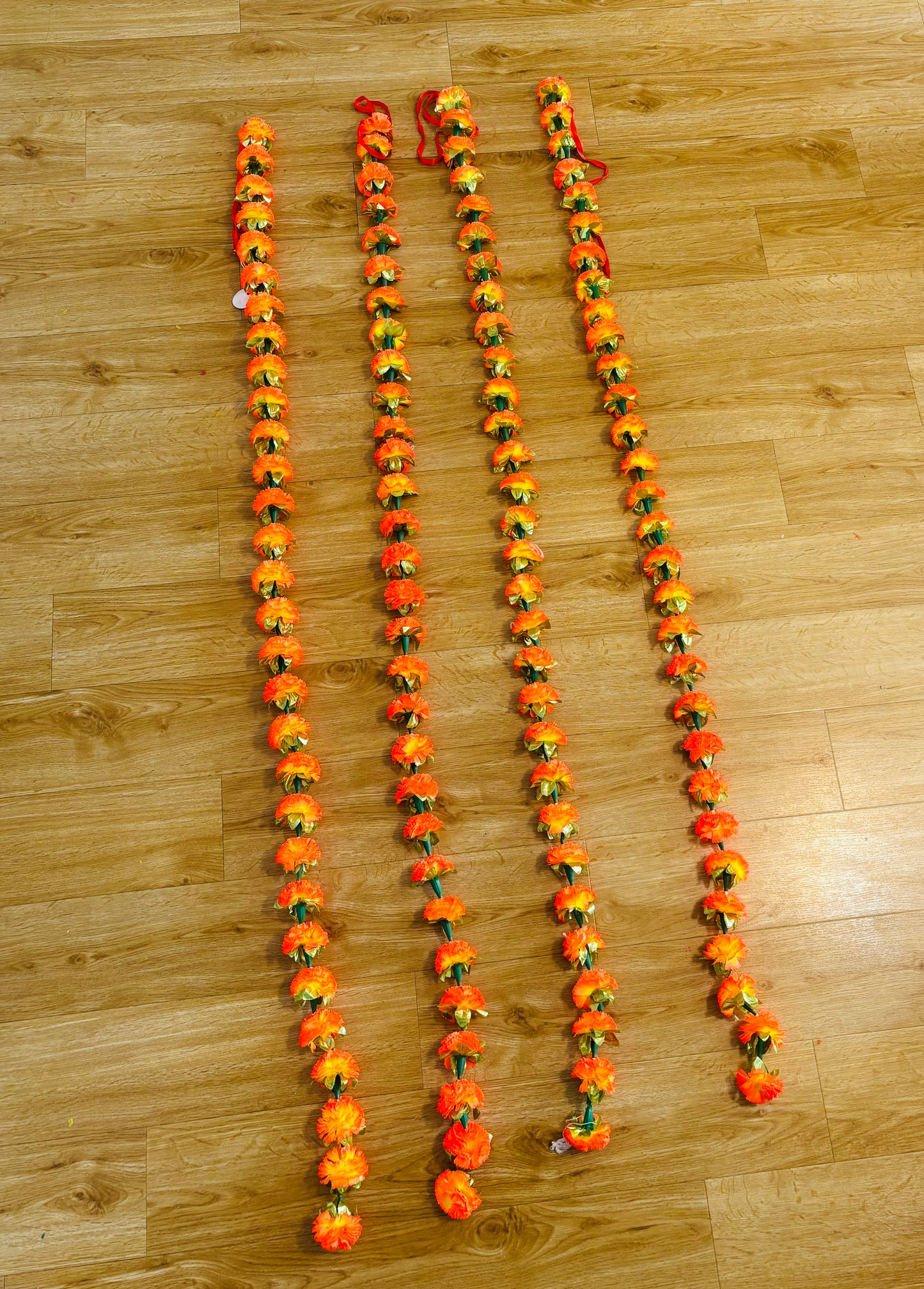 Orange Golden Flower Long Garland (6 feet) (1pc)