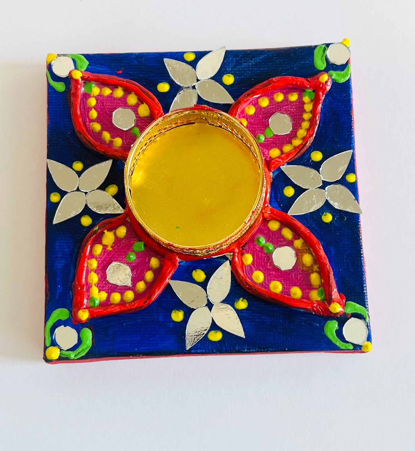 Rajasthani Painted Tea Light Holder
