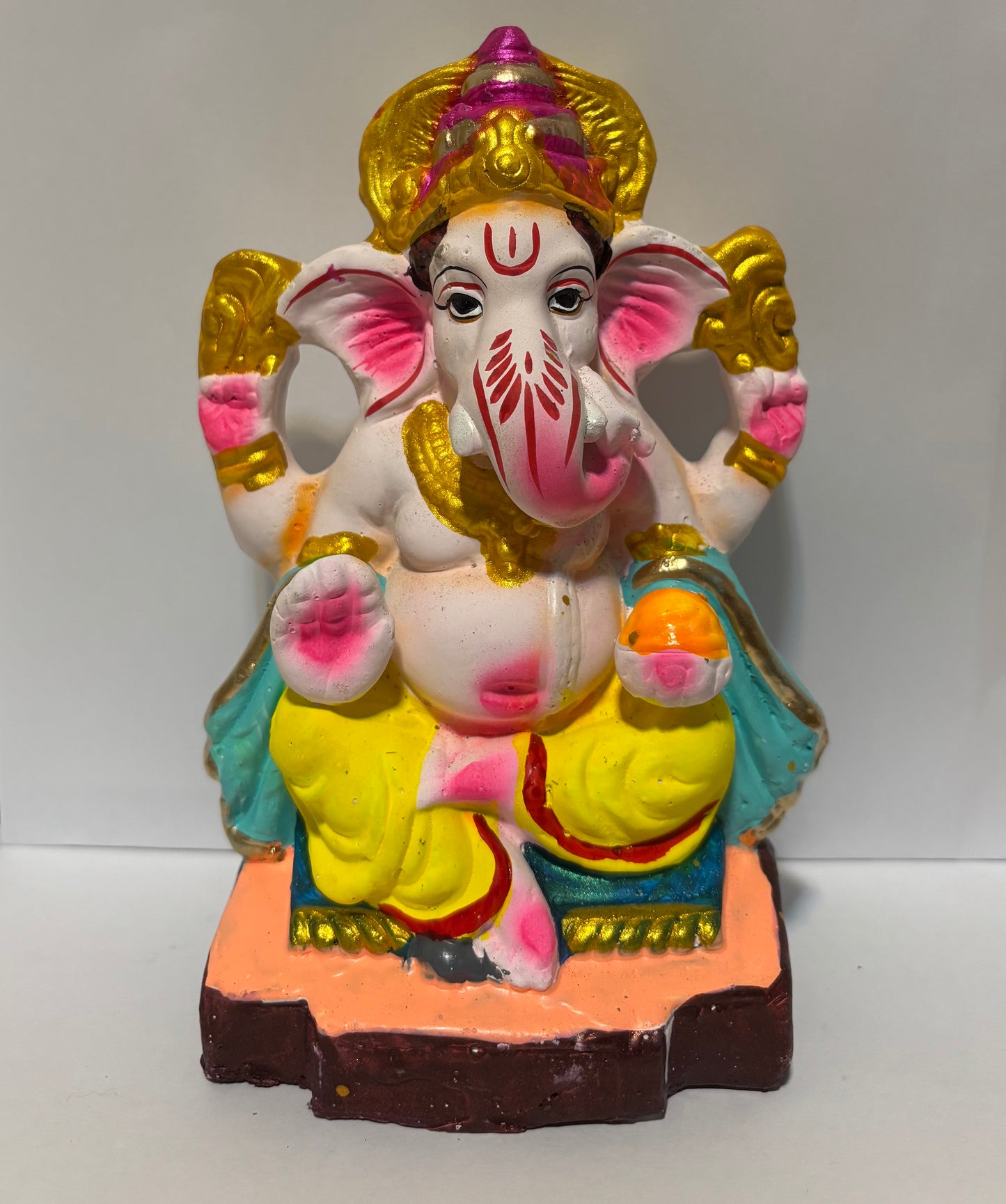 Eco Friendly barevný design Ganesha 20 cm