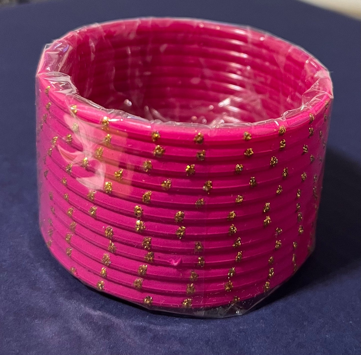 Pink Plastic Bangles