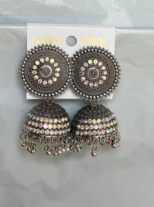 Jhumka Earrings Beads Jhumki Earring Alloy