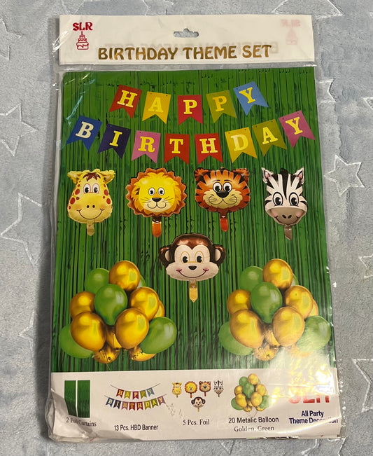 Happy Birthday Theme (Jungle / Safari)