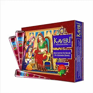 Kaveri Natural Herbal Mehndi Cone / Heena (1pc)