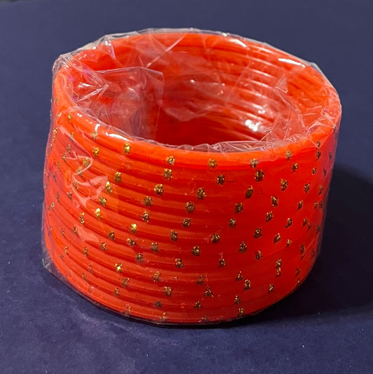 Orange Plastic Bangles