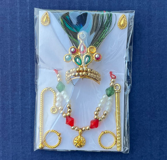 Laddu Gopal Mukut Mala (1pc)