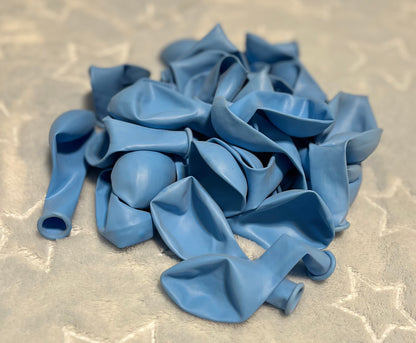 Metallic Blue Balloons (9 inch) (20Pcs)