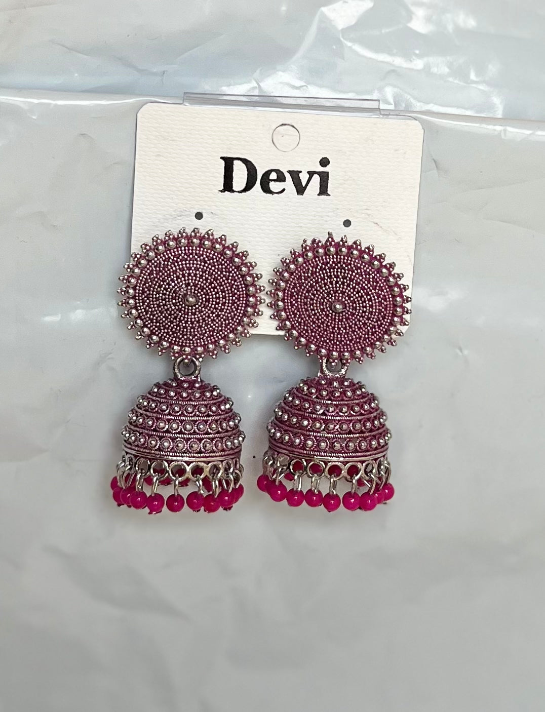 Silver Punjabi Alloy Jhumki Earring