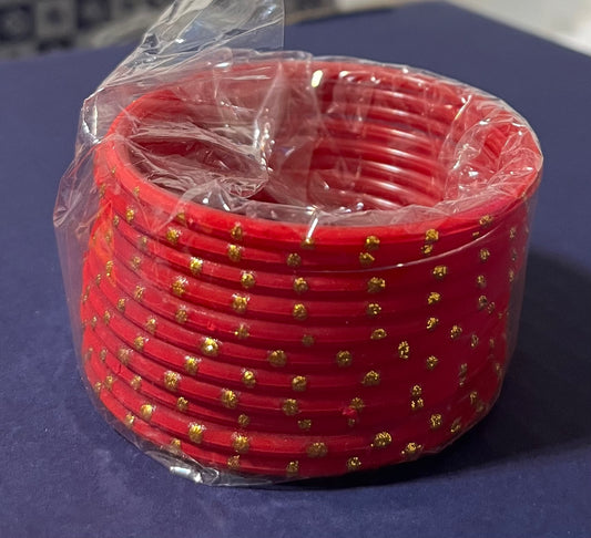 Red Plastic Bangles