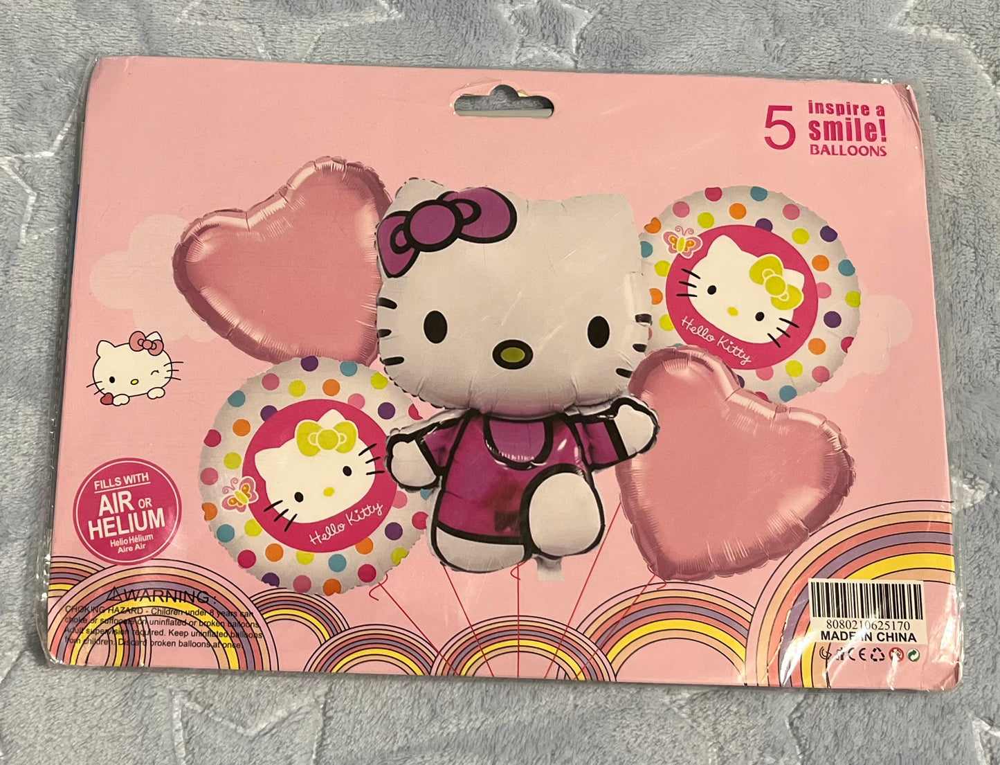 Hello Kitty Foil Balloons (5pcs)