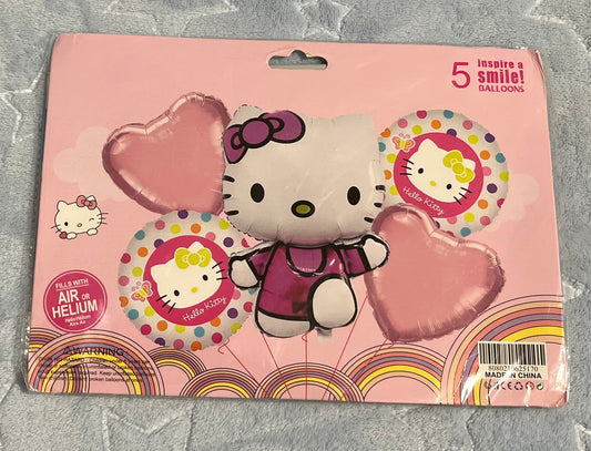 Hello Kitty Foil Balloons (5pcs)