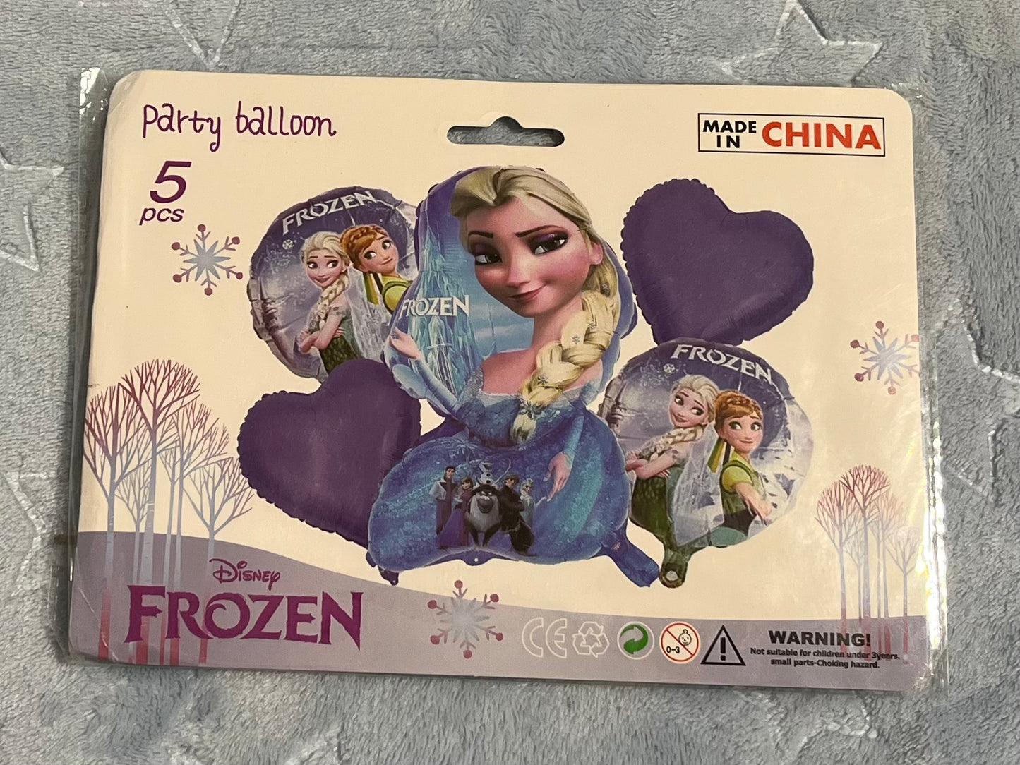 Disney Frozen Foil Balloons (5pcs)