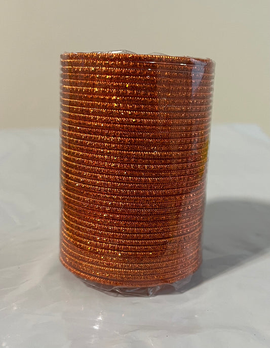 Orange Metal Bangle For Girl (1.14)