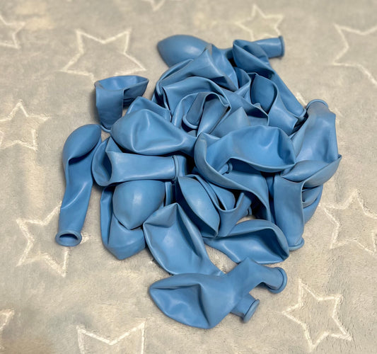 Metallic Blue Balloons (9 inch) (20Pcs)