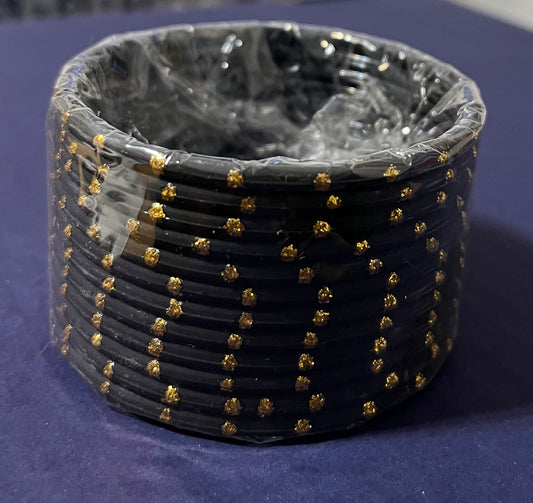 Black Plastic Bangles