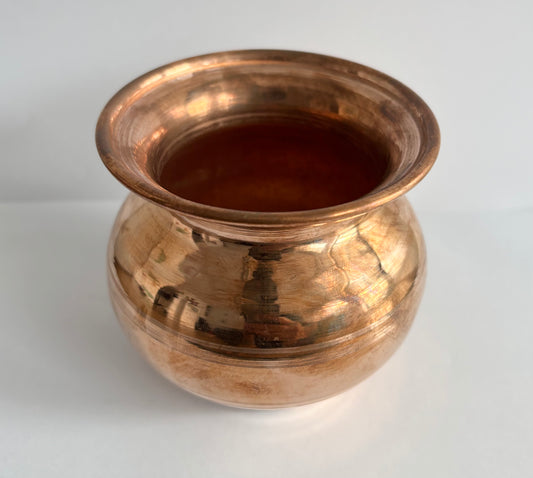 Copper Puja Kalash / Lota for Puja Purpose (8 cm)