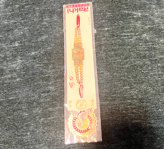 Golden Kundan Rakhi (1pc)