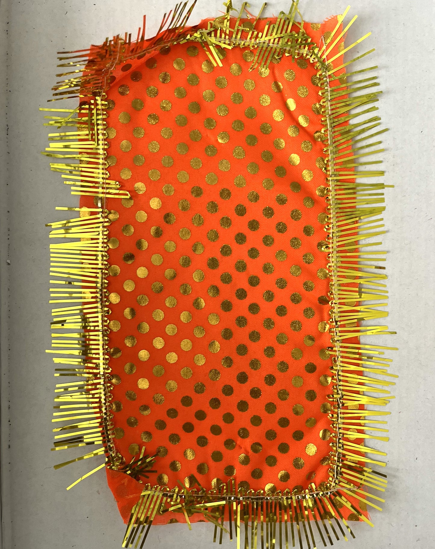 Orange Golden Aasan / Chunri (25x15cm)