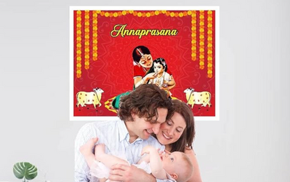 Annaprasana Decoration Backdrop