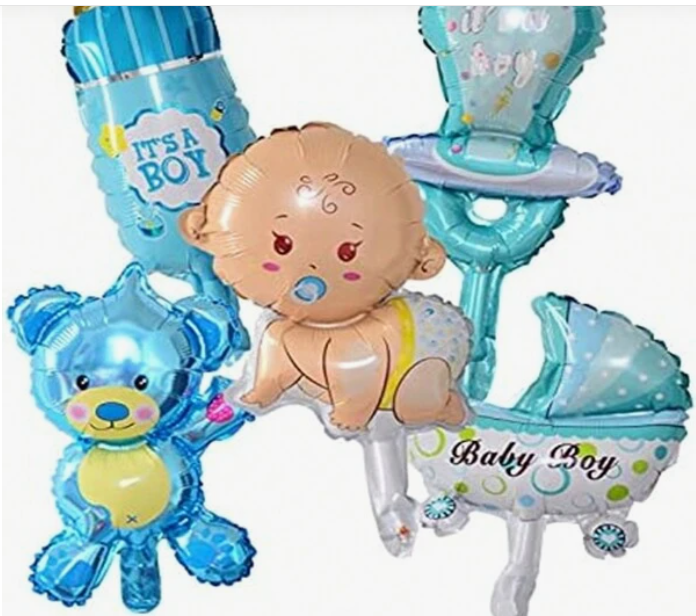 Baby Boy Foil Balloon Baby Shower