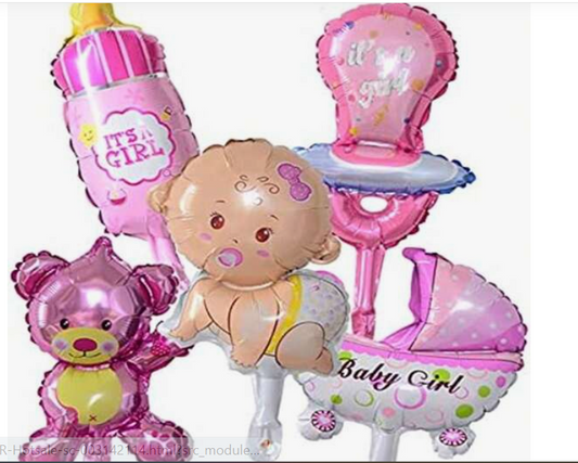 Baby Girl Foil Balloon Baby Shower