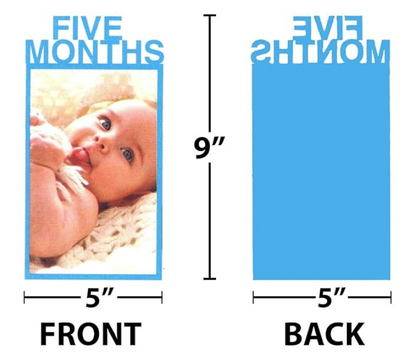 1st Birthday Baby Photo Banner Pastel Color (Multi)