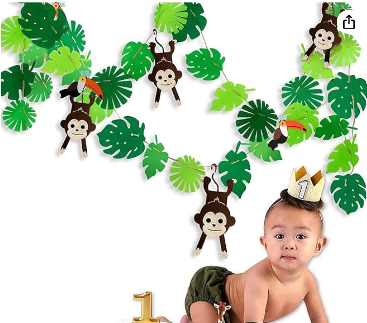 Jungle Theme Hanging Wall Decorations