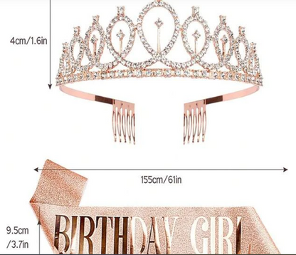 Birthday Girl Crystal Crown