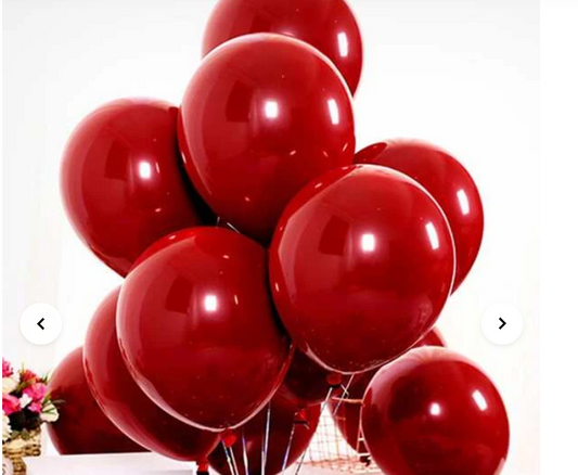 Love Heart Balloons (Pomegranate Red) (5pcs)