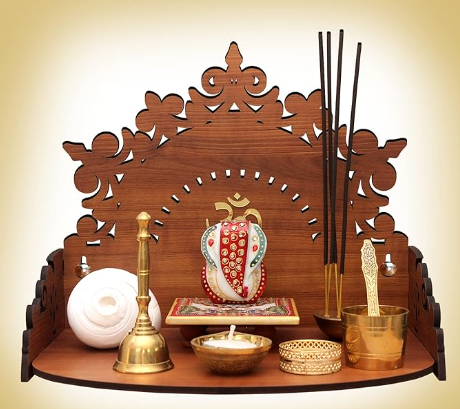 Wooden Pooja Mandir for Home Temple