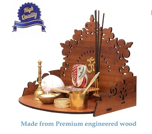 Wooden Pooja Mandir for Home Temple